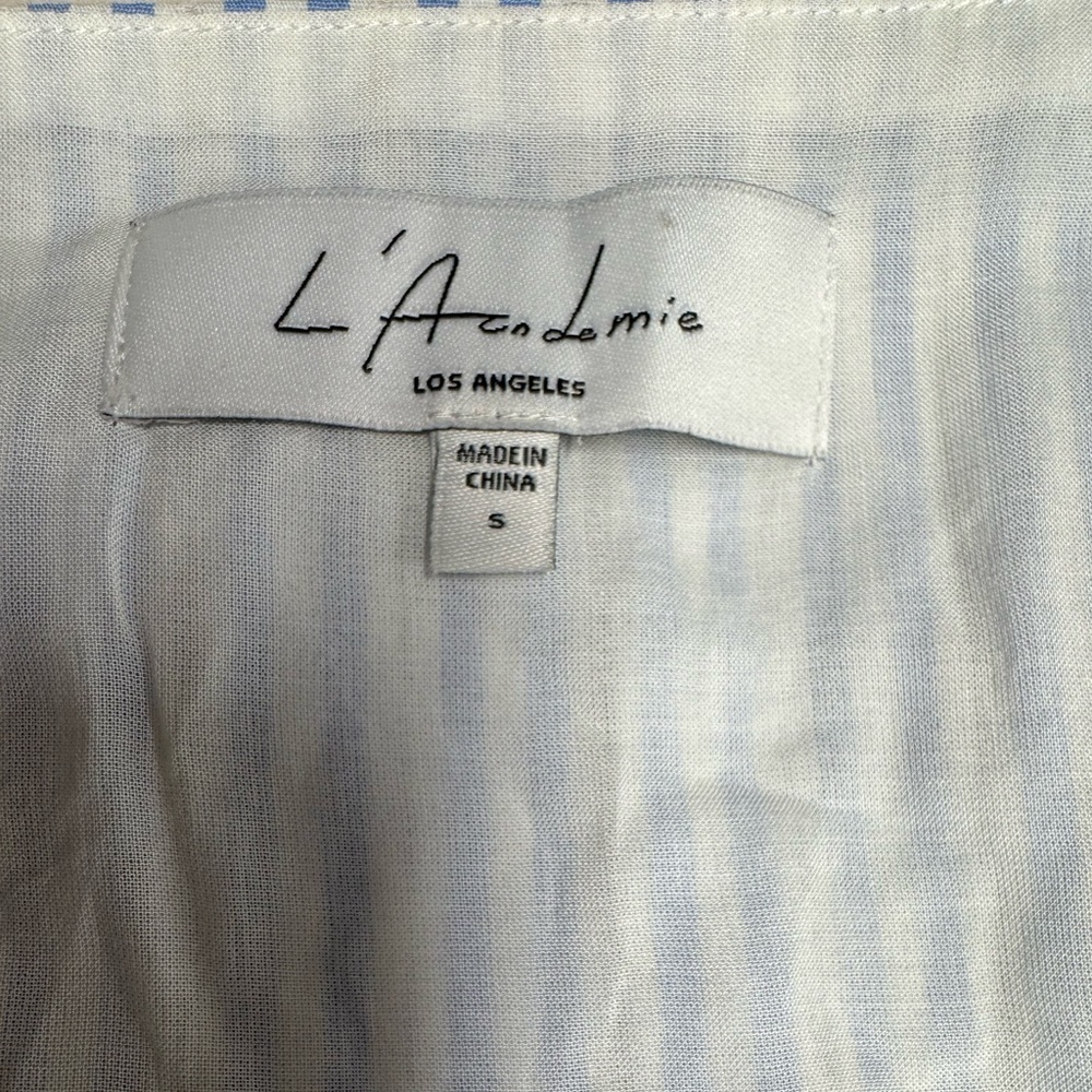 NWOT REVOLVE L’ACADEMIE The Catalina Top Sky Stripe S - Picture 9 of 9